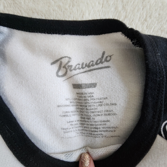 Bring Me The Horizon Graphic Logo Print Baseball Long Sleeve Shirt Size Small - Picture 7 of 9